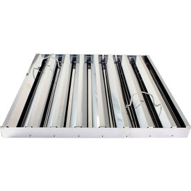 Allpoints 31400 Allpoints 31-400 20"(H) x 20"(W) x 2"(T) Frameless Stainless Steel Hood Filter image.