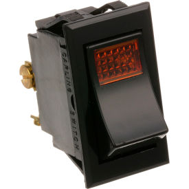 Allpoints 0808-103-1 Allpoints 42-1191 On/Off Lighted Rocker Switch - 20A/250V image.