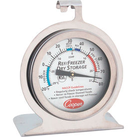 Allpoints 25HP01-1 Allpoints 1381249 Thermometer, Shelf, -20/80F For Cooper-Atkins image.