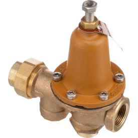 Allpoints 561156 Allpoints 56-1156 3/4" FPT Union x 3/4" FPT Water Pressure Reducing Valve - 10 to 35 lb. Range image.