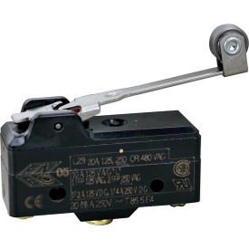 Allpoints 421145 Allpoints 42-1145 Momentary On/Off Roller Lever Micro Switch - 20A-125/250/480V image.