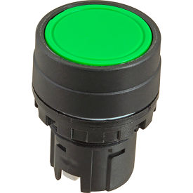 Allpoints 5708-7900 Allpoints 8014207 Switch, Push-Button, Flush, Green image.