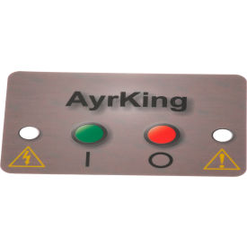 Allpoints B531 Allpoints 8012730 Sticker, Mylar Ctrl Brd For Ayrking Corporation image.