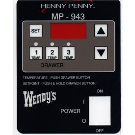 Allpoints 51561 Allpoints 8009818 Decal Mp-943 For Henny Penny image.