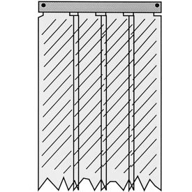 Allpoints 322181 Kason 401Sa6043184 Strip Curtain 31 X 84