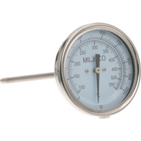 Allpoints M1013A Allpoints 621062 Thermometer3", 200-1000F, 1/2 Mpt For Bakers Pride image.