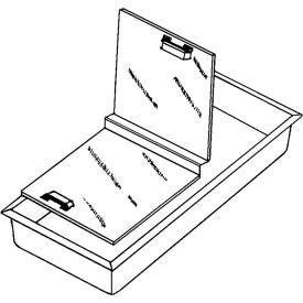 Allpoints 266293 Hinge 12""L Ice Cream Cabinet