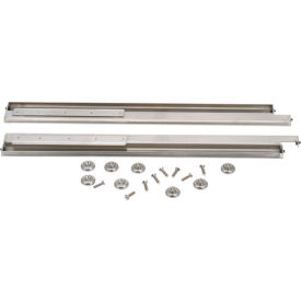 Allpoints 1452-3022-1251 Allpoints 266305 Slide, Drawer 22", Stainless Steel, Pair image.