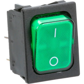 Allpoints MER340038 Allpoints 8011987 Rocker Switch -Green Light image.