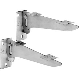 Allpoints 266230 Allpoints 266230 Brackets, Folding Stainless Steel, Set image.