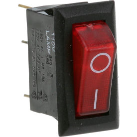 Allpoints 100085 Allpoints 42-1132 On/Off Lighted Rocker Switch - 16A/250V image.