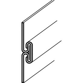 Allpoints 266173 Allpoints 266173 Divider Bar (7 Ft, Stainless Steel) image.