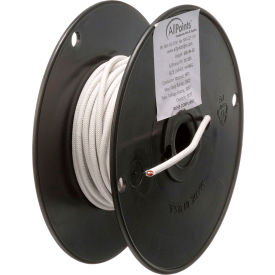 Allpoints 381265 Allpoints 38-1265 High Temperature Wire; #14 Gauge; Stranded SRGN; White; 50 Roll image.