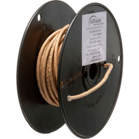 Allpoints 381297 Allpoints 38-1297 High Temperature Wire; #14 Gauge; Stranded MG; Tan; 50 Roll image.