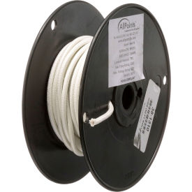 Allpoints 381310 Allpoints 38-1310 High Temperature Wire; #12 Gauge; Stranded SF2; White; 50 Roll image.