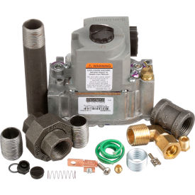 Allpoints 18261 Allpoints 54-1035 Type VR8204A Gas Valve Kit; Natural Gas; 1/2" Gas In / Out; 3/16" Pilot Out image.