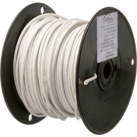 Allpoints 381345 Allpoints 38-1345 High Temperature Wire; #14 Gauge; Stranded SF2; White; 250 Roll image.