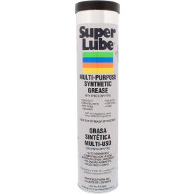 Synco Chemical Corp 41150/00 Super Lube 14.1 oz Multi-Purpose Synthetic Grease, NLGI 00 with Syncolon, PTFE, Cartridge image.