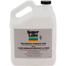 Synco Chemical Corp 86010 Super Lube 1 Gallon Fire Resistant Hydraulic Fluid Bottle image.