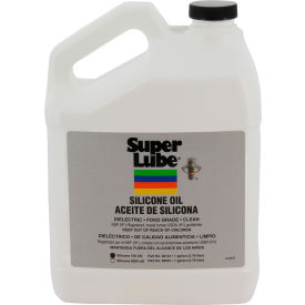 Synco Chemical Corp 56101 Super Lube Silicone Oil, 100 cSt, 1 gal Bottle, Clear image.