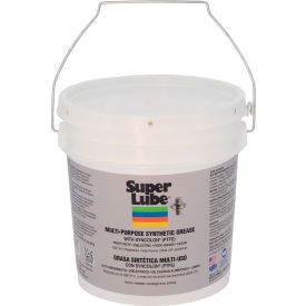 Synco Chemical Corp 41050/000 Super Lube Multi-Purpose Synthetic Grease, NLGI 000 with Syncolon PTFE, 5 lb. Pail image.