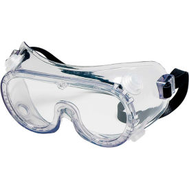 MCR Safety 2235R MCR Safety 2235R Chemical Splash Safety Goggles, Indirect Vent, Rubber Strap, Clear AF Lens image.