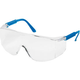 MCR Safety TC120 MCR Safety TC120 Tacoma® Safety Glasses, Blue Temples, Clear Lens image.