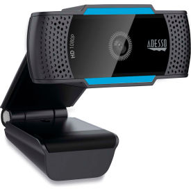 Adesso CyberTrack H5 1080P HD USB AutoFocus Webcam w/ Microphone, 2.1 Mpixels, Black