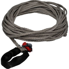 LockJaw® Synthetic Winch Line w/ Integrated Shackle 1/4" Dia. x 75'L