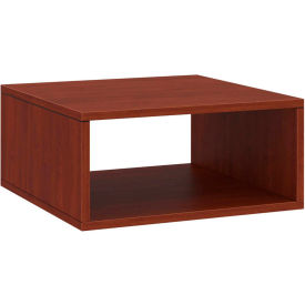 OfficeSource Laminate Collection Pedestal Tables Cube Table 29"Wx29"Dx15-1/2"H Cherry