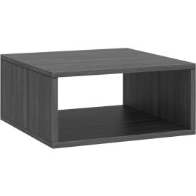 OfficeSource Laminate Collection Pedestal Tables Cube Table 29"Wx29"Dx15-1/2"H Coastal Gray