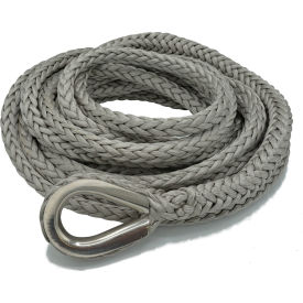Nimbus™ Synthetic Winch Line Extension with SS Thimble & Kevlar Tail 5/8" Dia. x 50'L