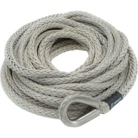 Nimbus™ Synthetic Winch Line Extension with SS Thimble & Kevlar Tail 7/16" Dia. x 50'L