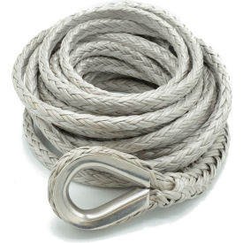 Nimbus™ Synthetic Winch Line with Stainless Steel Thimble 1/2" Dia. x 125'L