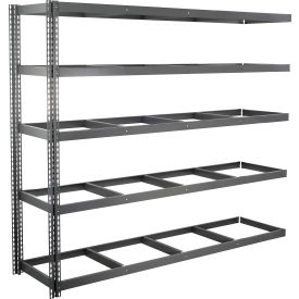 Global Industrial 5 Shelf Extra Heavy Duty Boltless Shelving Add On 96""W x 24""D x 60""H No Deck