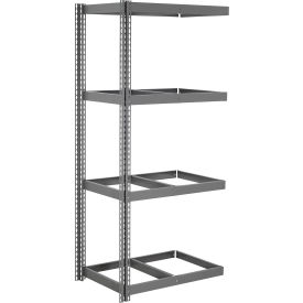 Global Industrial 4 Shelf Extra Heavy Duty Boltless Shelving Add On 36""W x 18""D x 72""H No Deck