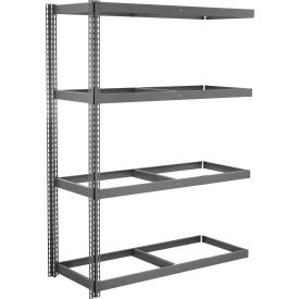 Global Industrial 4 Shelf Extra Heavy Duty Boltless Shelving Add On 72""W x 48""D x 60""H No Deck