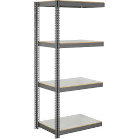 Global Industrial 4 Shelf Extra Heavy Duty Boltless Shelving Add On 36""Wx12""Dx72""H Laminate Deck