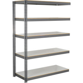 Global Industrial 5 Shelf Extra Heavy Duty Boltless Shelving Add On 72""Wx36""Dx60""H Laminate Deck