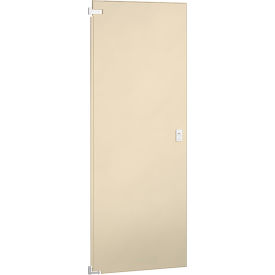 ASI Global Partitions Steel Partition Door - 36"W Almond Left Out/Right In Without Hardware 