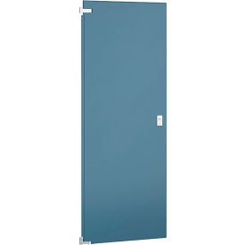 ASI Global Partitions Steel Partition Door - 36"W Azure Left Out/Right In Without Hardware 