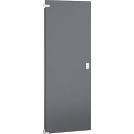 ASI Global Partitions Steel Partition Door - 36"W Charcoal Left Out/Right In Without Hardware 