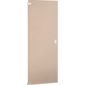 ASI Global Partitions Steel Partition Door - 36"W Khaki Left Out/Right In Without Hardware 