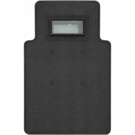 EDI-USA Shooters Cut Ballistic Shield Level III 31-1/2"L x 19-1/2"W Black