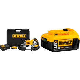 DeWalt® DCS374P2 20V MAX XR Deep Cut Band Saw Kit Bundled w/DCB205 Battery 