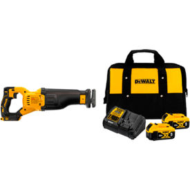 20V Max XR Brushless Reciprocating Saw with 2 Pack Battery and Charger Kit view 2