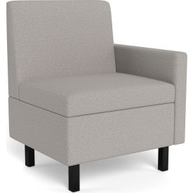 Safco® Movvi Single Seat Left Arm Dorset Platinum 