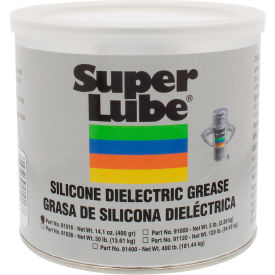 Synco Chemical Corp 91016 Super Lube Silicone High-Dielectric & Vacuum Grease, 14.1 oz. Canister - 91016 image.