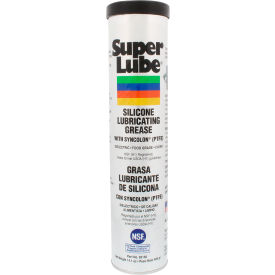 Synco Chemical Corp 92150 Super Lube Silicone Lubricating Grease W/ PTFE, 14.1 oz. Cartridge - 92150 image.