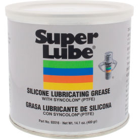 Synco Chemical Corp 92016 Super Lube Silicone Lubricating Grease W/ PTFE, 14.1 oz. Canister - 92016 image.